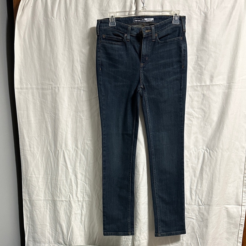 Carhartt Women's Midnight Blue Cropped Jeans